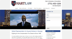 Desktop Screenshot of hart-law.com